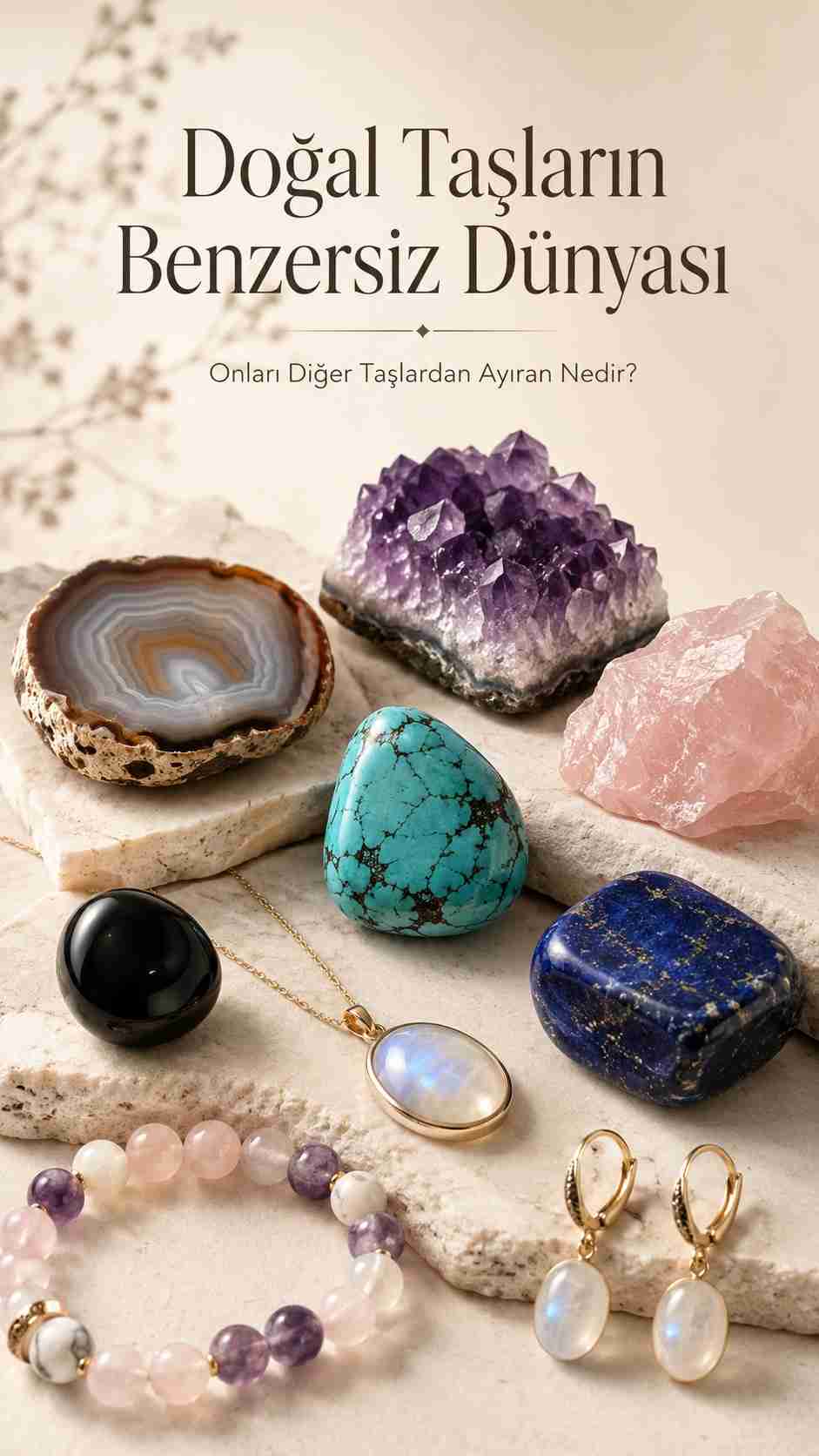Doğal Taşların Benzersiz Dünyası: Onları Diğer Taşlardan Ayıran Nedir?