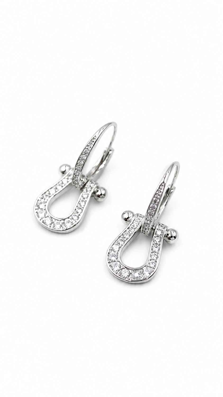 Çelik Halka Küpe Gümüş Standart